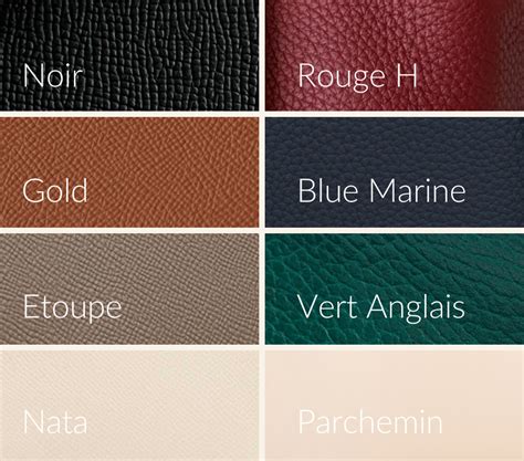 hermes color chart 2016|most popular hermes colors.